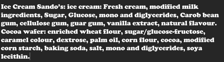 Freeze-Dried Canadian Ice Cream Sandwiches Medium