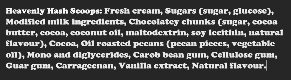 Freeze-Dried Heavenly Hash Ice Cream Scoops